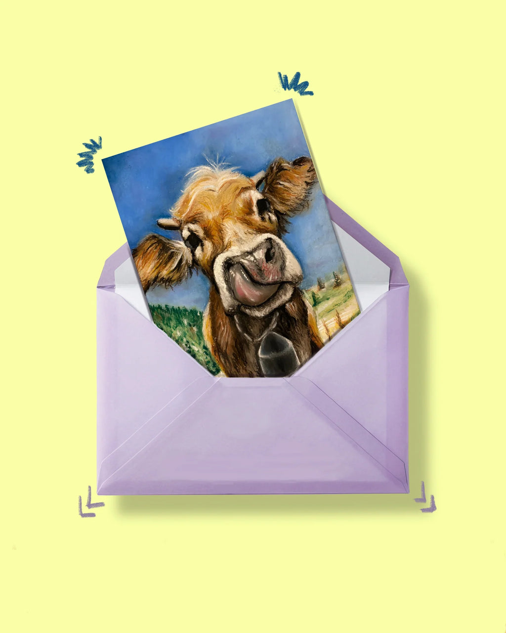 June Mail Club Catch-up - Lou the Cow